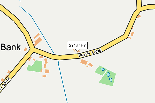 SY13 4HY map - OS OpenMap – Local (Ordnance Survey)