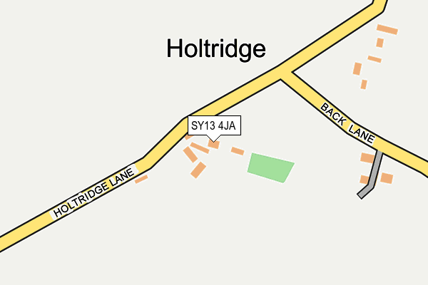 SY13 4JA map - OS OpenMap – Local (Ordnance Survey)