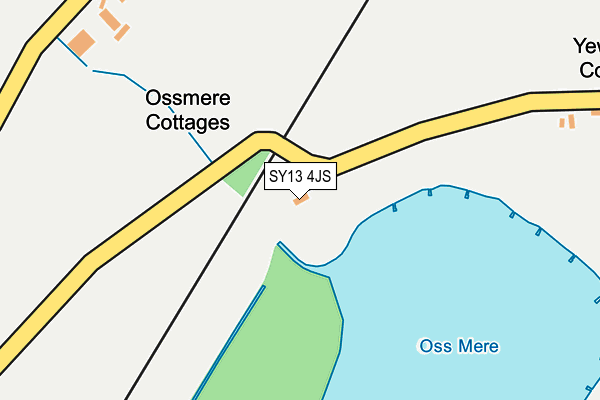 SY13 4JS map - OS OpenMap – Local (Ordnance Survey)