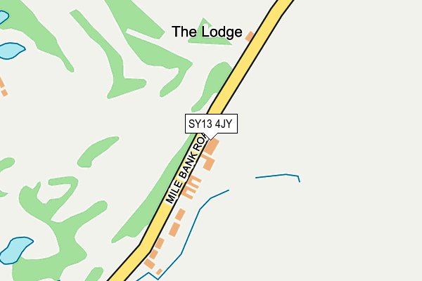 SY13 4JY map - OS OpenMap – Local (Ordnance Survey)