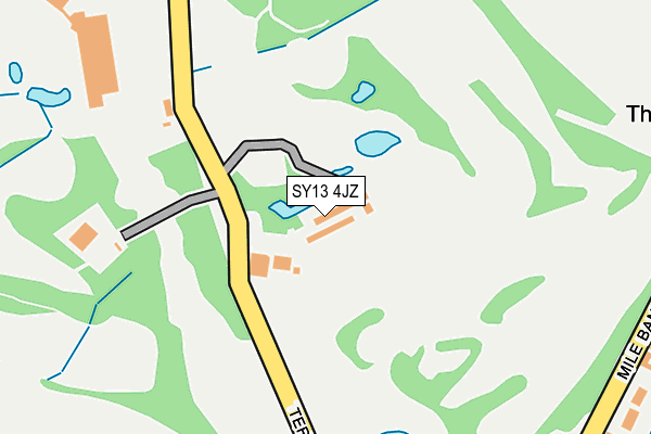 SY13 4JZ map - OS OpenMap – Local (Ordnance Survey)