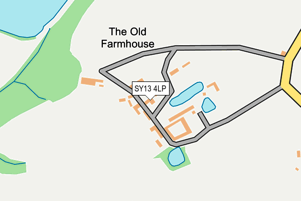 SY13 4LP map - OS OpenMap – Local (Ordnance Survey)
