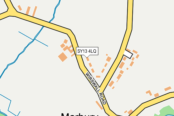SY13 4LQ map - OS OpenMap – Local (Ordnance Survey)