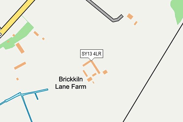 SY13 4LR map - OS OpenMap – Local (Ordnance Survey)