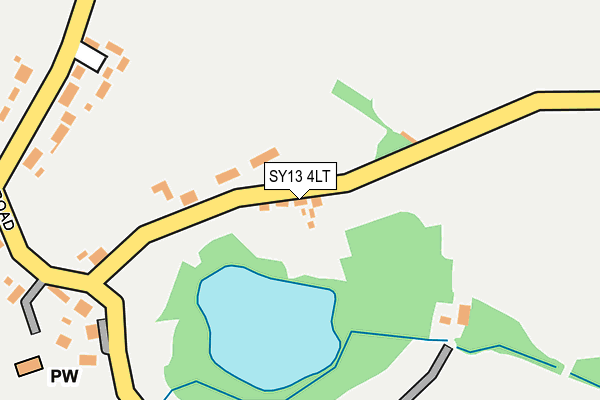 SY13 4LT map - OS OpenMap – Local (Ordnance Survey)