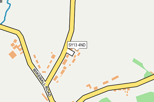 SY13 4ND map - OS OpenMap – Local (Ordnance Survey)