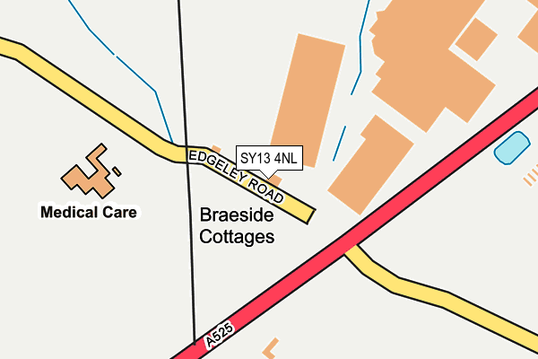 SY13 4NL map - OS OpenMap – Local (Ordnance Survey)