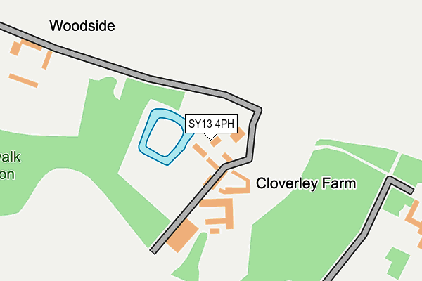 SY13 4PH map - OS OpenMap – Local (Ordnance Survey)