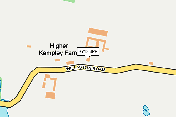 SY13 4PP map - OS OpenMap – Local (Ordnance Survey)