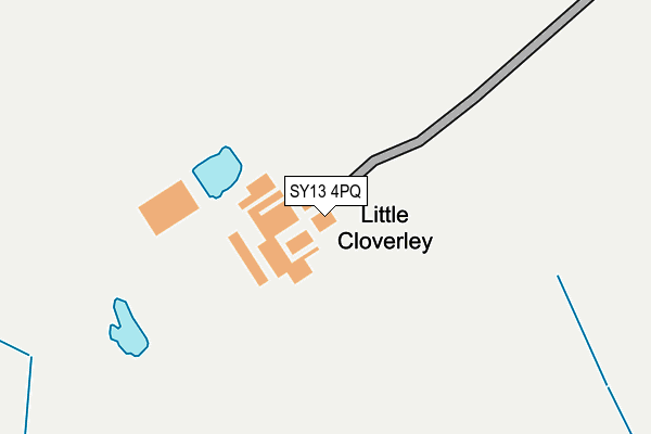 SY13 4PQ map - OS OpenMap – Local (Ordnance Survey)