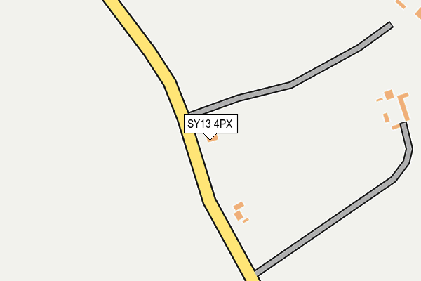 SY13 4PX map - OS OpenMap – Local (Ordnance Survey)