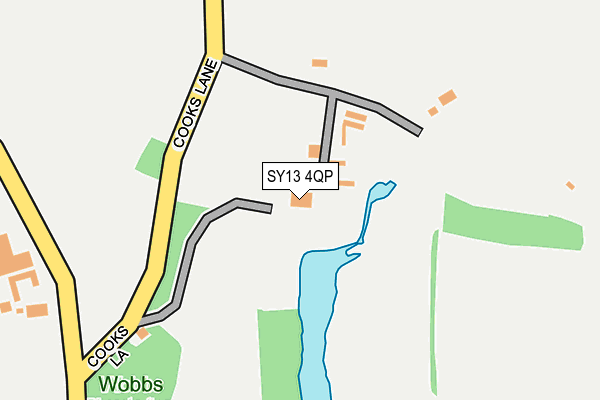 SY13 4QP map - OS OpenMap – Local (Ordnance Survey)