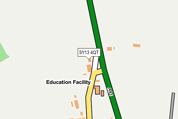 SY13 4QT map - OS OpenMap – Local (Ordnance Survey)
