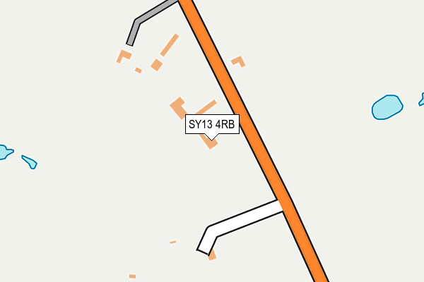 SY13 4RB map - OS OpenMap – Local (Ordnance Survey)