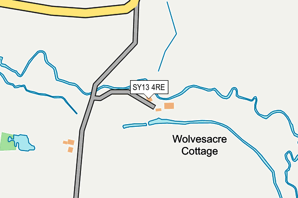 SY13 4RE map - OS OpenMap – Local (Ordnance Survey)