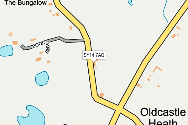 SY14 7AQ map - OS OpenMap – Local (Ordnance Survey)