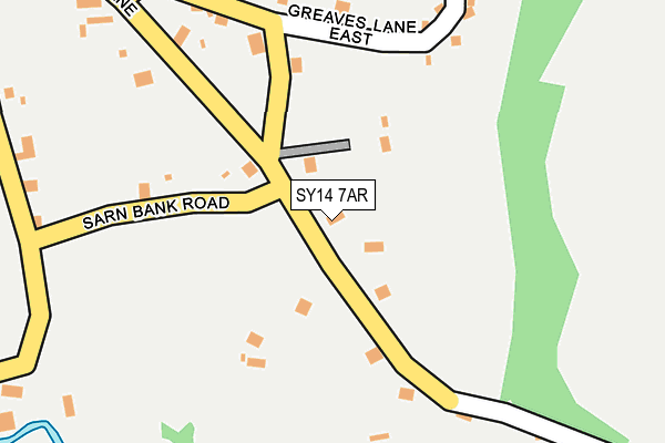 SY14 7AR map - OS OpenMap – Local (Ordnance Survey)