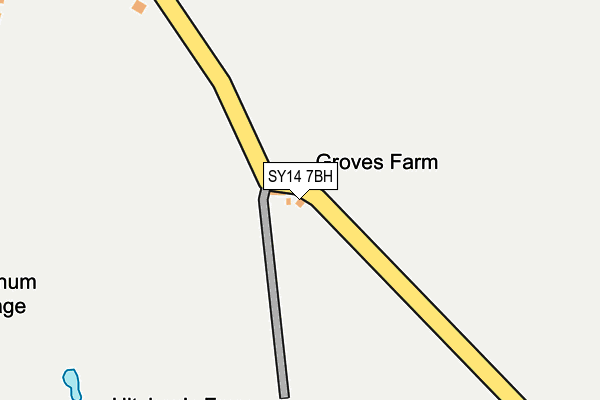 SY14 7BH map - OS OpenMap – Local (Ordnance Survey)
