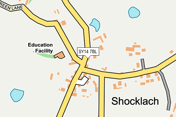 SY14 7BL map - OS OpenMap – Local (Ordnance Survey)
