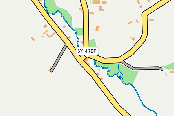 SY14 7DP map - OS OpenMap – Local (Ordnance Survey)