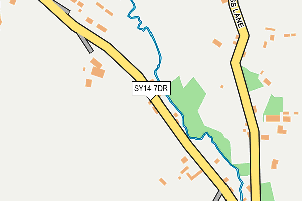 SY14 7DR map - OS OpenMap – Local (Ordnance Survey)