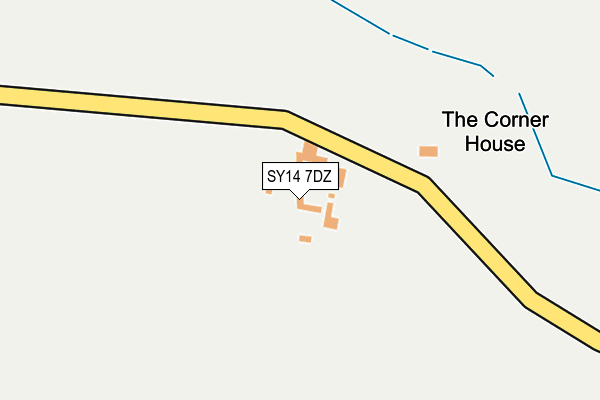 SY14 7DZ map - OS OpenMap – Local (Ordnance Survey)