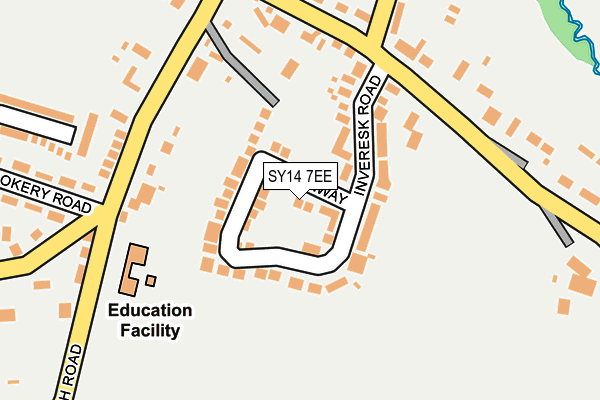 SY14 7EE map - OS OpenMap – Local (Ordnance Survey)