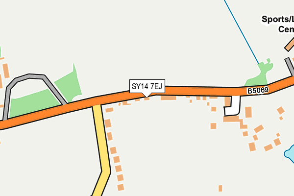 SY14 7EJ map - OS OpenMap – Local (Ordnance Survey)