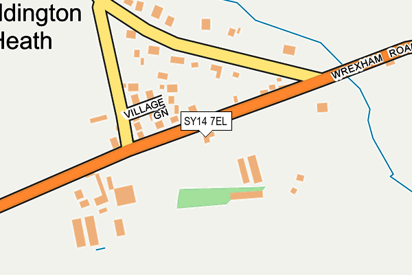 SY14 7EL map - OS OpenMap – Local (Ordnance Survey)