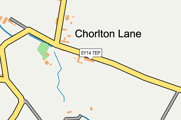 SY14 7EP map - OS OpenMap – Local (Ordnance Survey)