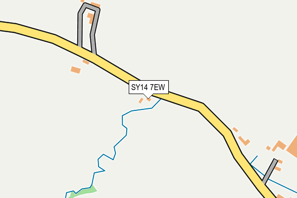 SY14 7EW map - OS OpenMap – Local (Ordnance Survey)