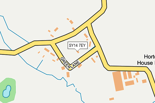 SY14 7EY map - OS OpenMap – Local (Ordnance Survey)