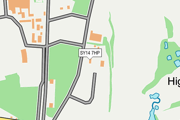 SY14 7HP map - OS OpenMap – Local (Ordnance Survey)