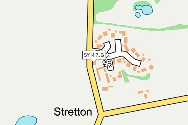 SY14 7JG map - OS OpenMap – Local (Ordnance Survey)