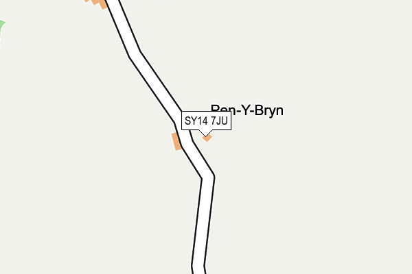 SY14 7JU map - OS OpenMap – Local (Ordnance Survey)