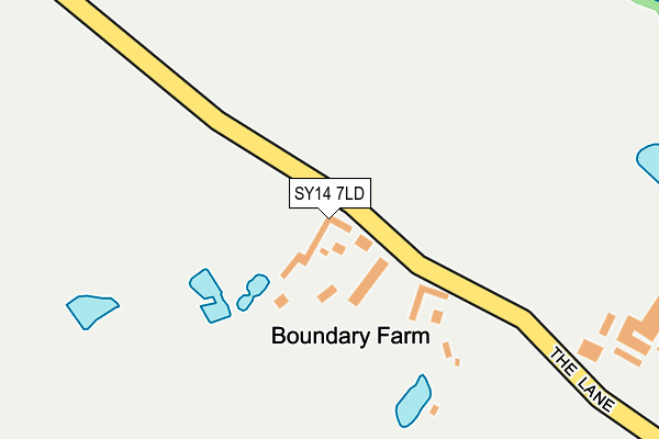 SY14 7LD map - OS OpenMap – Local (Ordnance Survey)
