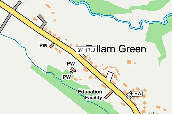 SY14 7LJ map - OS OpenMap – Local (Ordnance Survey)