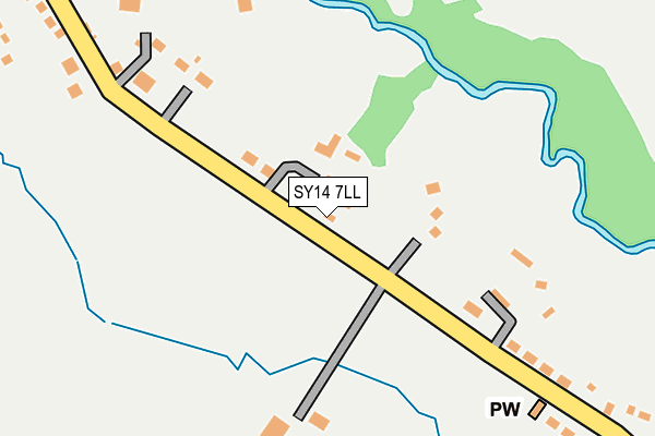 SY14 7LL map - OS OpenMap – Local (Ordnance Survey)