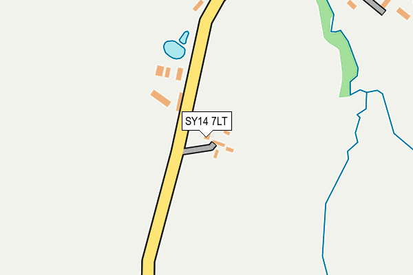 SY14 7LT map - OS OpenMap – Local (Ordnance Survey)