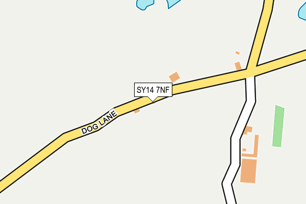 SY14 7NF map - OS OpenMap – Local (Ordnance Survey)