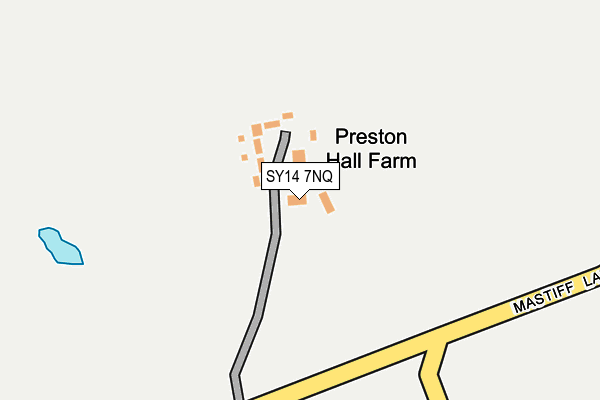 SY14 7NQ map - OS OpenMap – Local (Ordnance Survey)