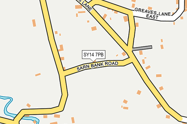 SY14 7PB map - OS OpenMap – Local (Ordnance Survey)