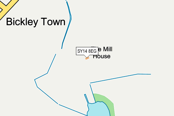 SY14 8EG map - OS OpenMap – Local (Ordnance Survey)