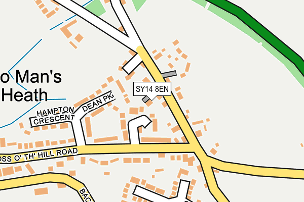 SY14 8EN map - OS OpenMap – Local (Ordnance Survey)