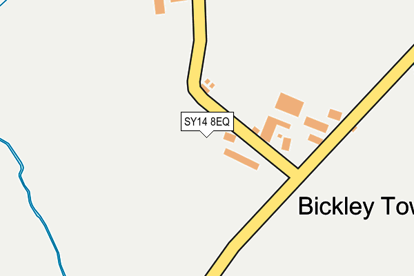 SY14 8EQ map - OS OpenMap – Local (Ordnance Survey)