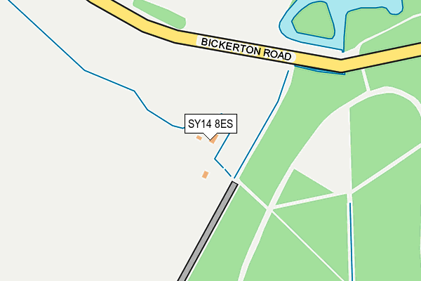 SY14 8ES map - OS OpenMap – Local (Ordnance Survey)