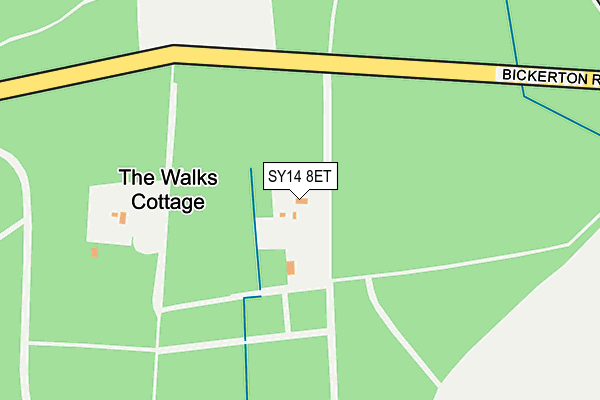 SY14 8ET map - OS OpenMap – Local (Ordnance Survey)