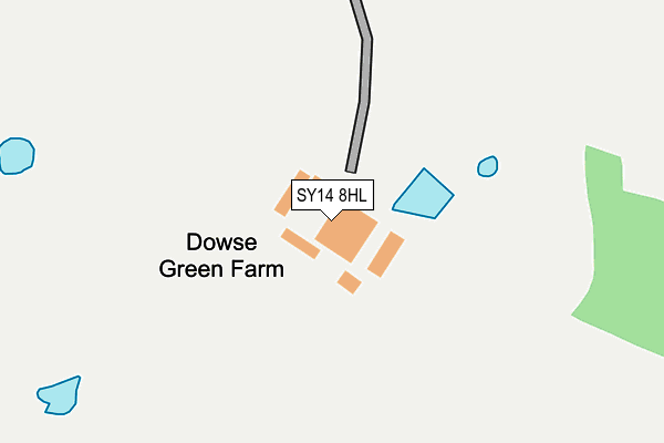 SY14 8HL map - OS OpenMap – Local (Ordnance Survey)