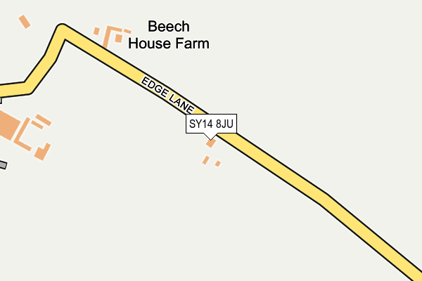 SY14 8JU map - OS OpenMap – Local (Ordnance Survey)
