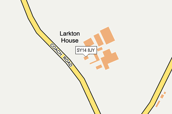 SY14 8JY map - OS OpenMap – Local (Ordnance Survey)